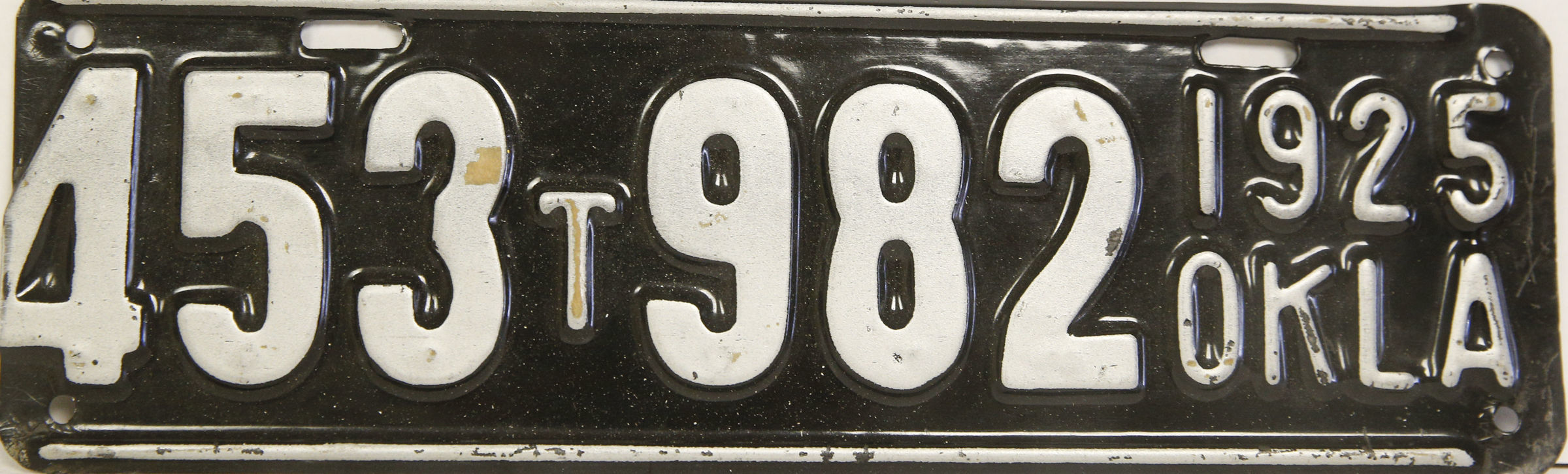Oklahoma license plates